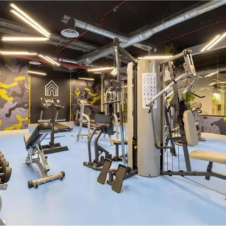 شقة فاخرة ذكية بمسبح وجيم Modern Luxury Smart Apartment with Pool&Gym-2