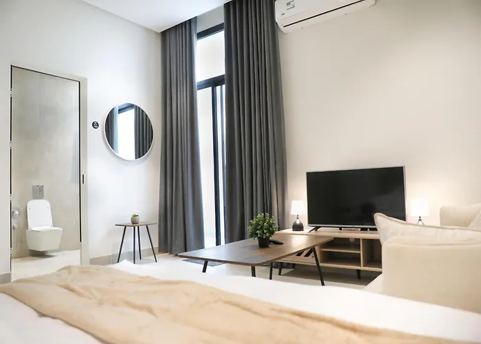 شقة بغرفتي نوم وصالة ودورتين مياه بالعارض قرب المطار بتسجيل وصول ذاتيtwo-Bedroom Apartment With Living Room And Two Bathrooms In Al-Aridh Near The Airport With Self-Check-In الرياض, المملكة العربية السعودية